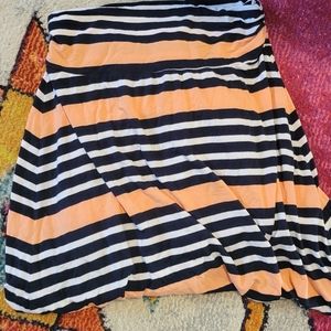 Merona Stretchy Maxi Skirt Striped Soft